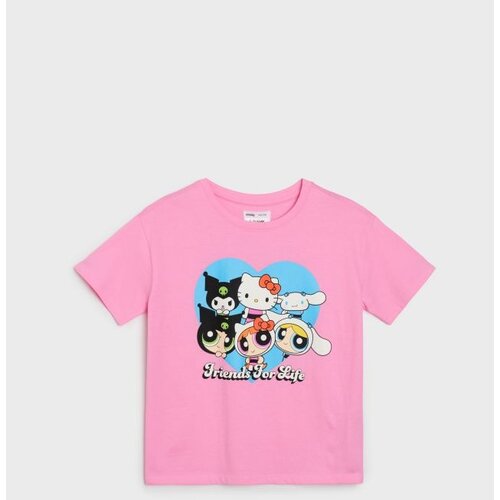 Sinsay Pamučna majica s printom Hello Kitty and Friends Cijene
