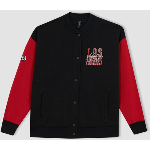 Defacto Oversize Fit Thick Sweatshirt Fabric Cardigan Slike