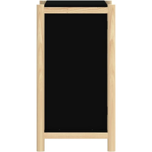  Komoda crna 62 x 38 x 70 cm od konstruiranog drva Slike