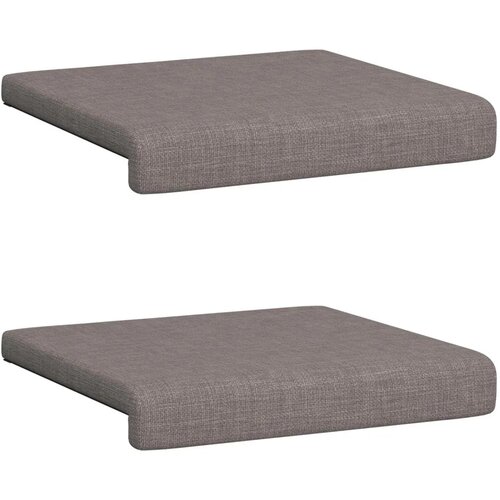  Jastučić za klupu 2 kom. Tkanina Sivosmeđa Dubina 35 cm - Sivosmeđa 2 Slike