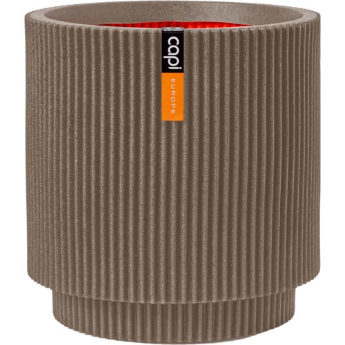  Valjast cvetlični lonec &amp;quot;Groove&amp;quot; 44x46 cm - taupe Slike