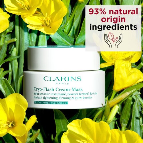 Clarins Cryo-Flash Mask vlažilna maska proti staranju in za učvrstitev kože 75 ml Slike