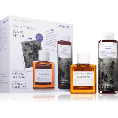 Korres Black Pepper poklon set za muškarce Cijene