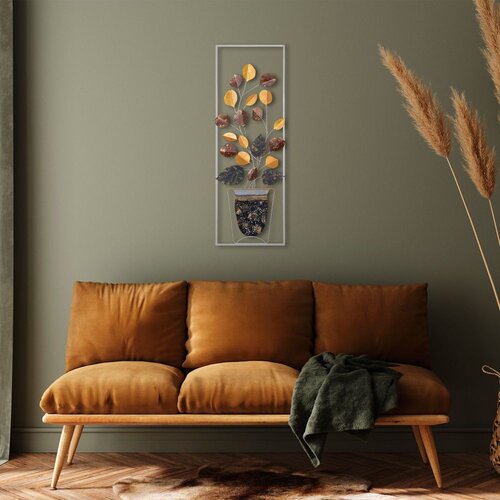 Wallity Zidna dekoracija Alder - 077, 32 x 90 cm, Šarena Cene