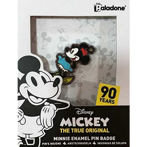 Paladone Disney Mickey Mouse 90 let - značka Minnie Mouse iz emajla, (20871728)
