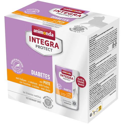 Animonda Integra Protect Adult Diabetes 8 x 85 g - Puretina Slike