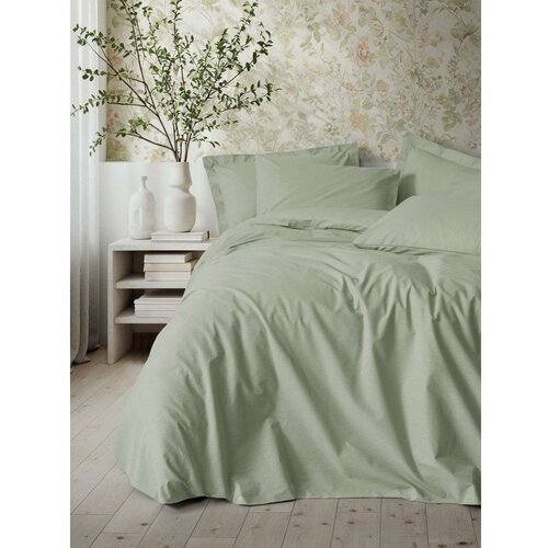 Mijolnir Žajbljevo zelena enojna posteljnina 200x140 cm Plain &amp;ndash; Slike
