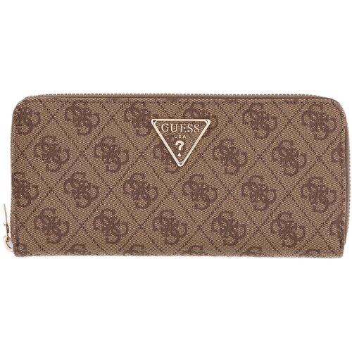 Guess Denarnice Laurel Ii Slg Large Zip Around Kostanjeva Slike