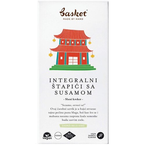 Basket Integralni štapići sa susamom 100g Cene