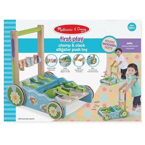 Melissa &amp, Doug Kroki drvena guralica za bebe - Melissa &amp, Doug Cijene