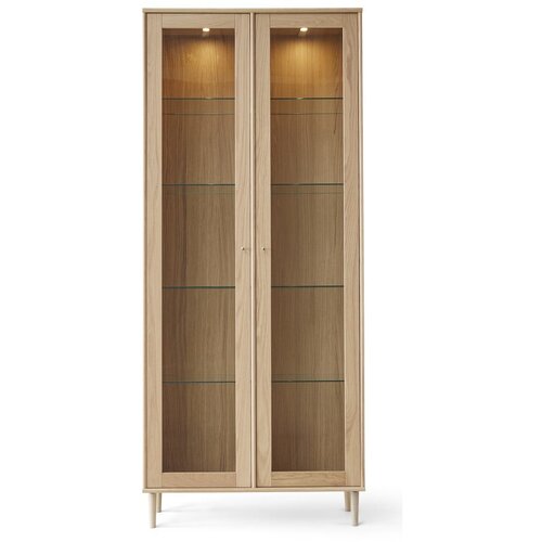 Hammel Furniture Vitrina s rasvjetom u dekoru hrasta 89x206 cm Mistral - Cijene