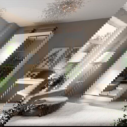 ADRK Furniture Garderobna omara Osgar - 120 cm Slike