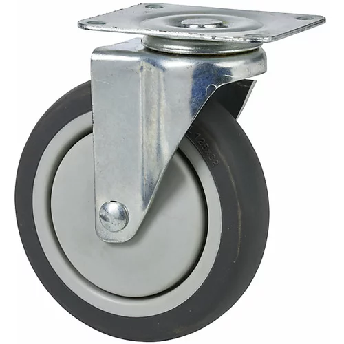 Kolo za aluminijast ploski voziček, za AWX 200, nosilnost 200 kg, vrtljivo , Ø 125 mm