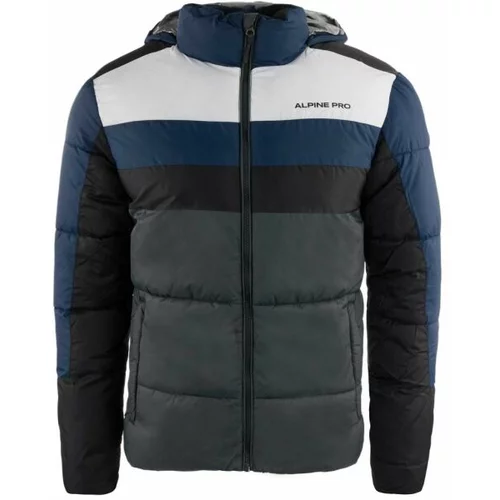 Alpine pro HOKER Muška zimska jakna, tamno siva, veličina
