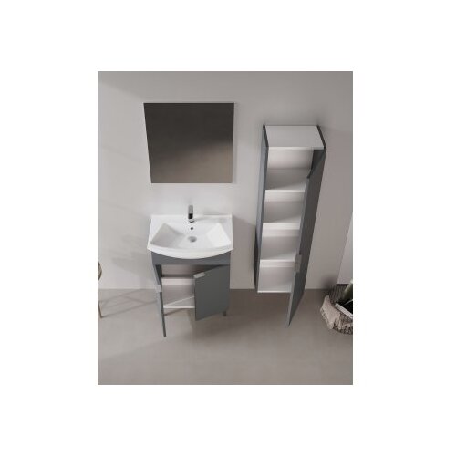 Hanah home Kupatilski ormarić sa umivaonikom i ogledalom (2 komada) Purus 65 469 Cene