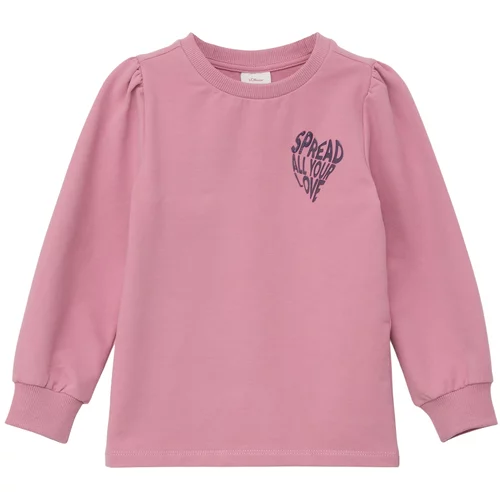 s.Oliver Sweater majica ljubičasta / roza