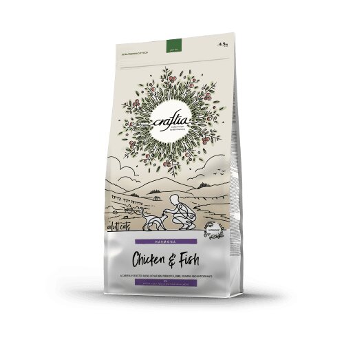 Craftia harmona chicken &amp;amp; fish adult cat - 4.5 kg Slike