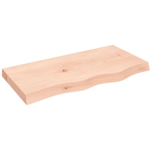 Maison Chic Stenska polica - Viseča Polica 80x40x(2-6) cm neobdelana trdna hrastovina, (21784888) Cene