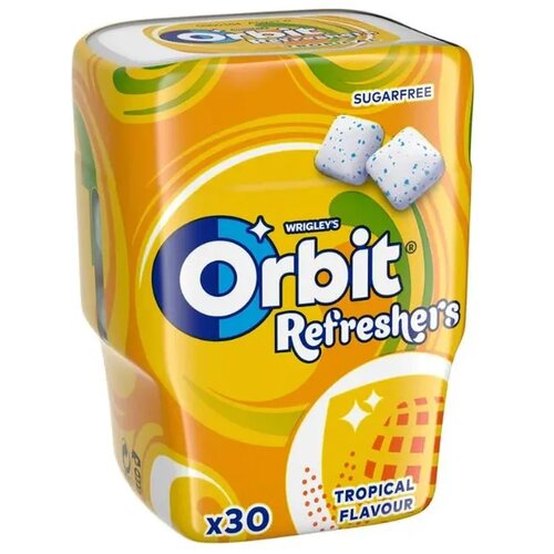 Orbit Žvake Refreshers Tropical, 30 komada Slike