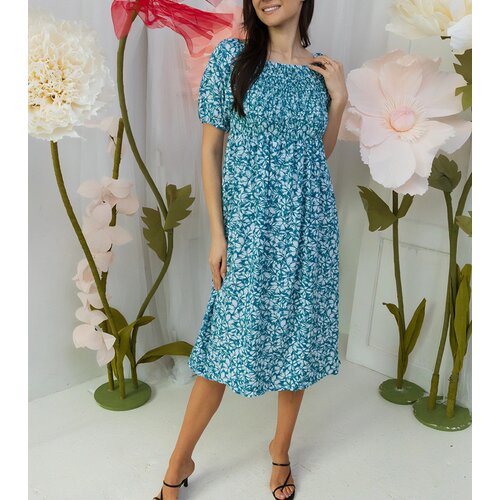 Gemre Dark green floral dress Edoardo Slike