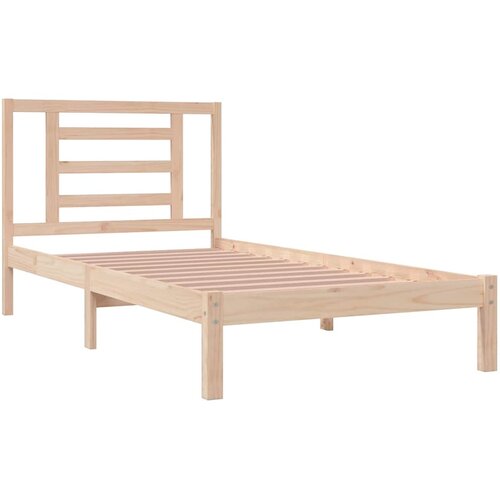  Okvir kreveta bez madraca 90 x 200 cm od masivne borovine Smeđa Slike