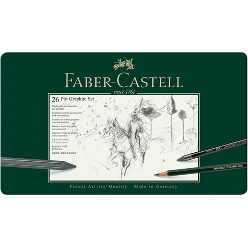 Faber-castell Set grafitnih svinčnikov Faber-Castell Monochrome B
