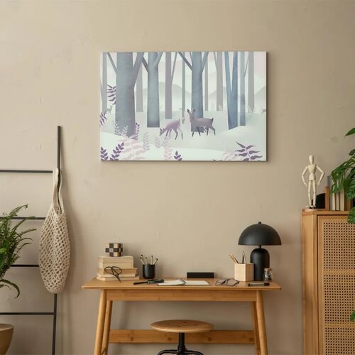  Slika - Fairy-Tale Forest (1 Part) Vertical - Second Variant 60x40 Premium Print Slike