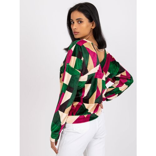 Italy Moda Blouse-DHJ-BZ-6550.74P-dark green Cijene