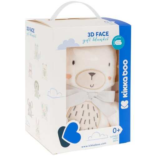  KikkaBoo Baby ćebence sa 3D vezom 75x100 My Teddy Cene
