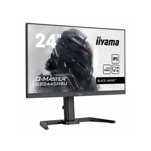 Iiyama Monitor LED GB2445HSU-B2 23.8" 1920x1080 100Hz 300cd 1300:1 1ms HDMI DP USB Tilt HAS Cene