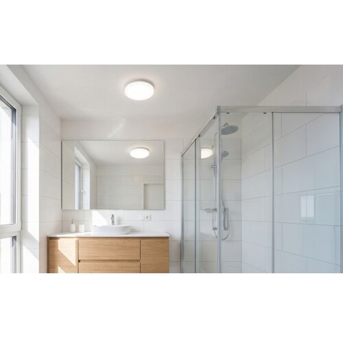 Kanlux 26988 - LED plafonsko svetlo sa senzorom VARSO 22/30W/230V 3000/4000/6500K prečnik 33 cm IP54 Slike