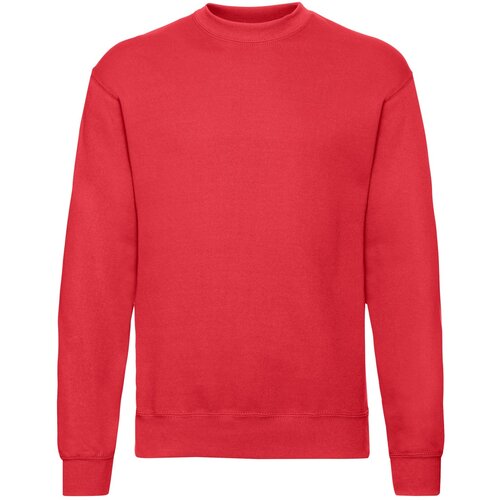 Fruit Of The Loom Men's Red Set-in Sweat Cene