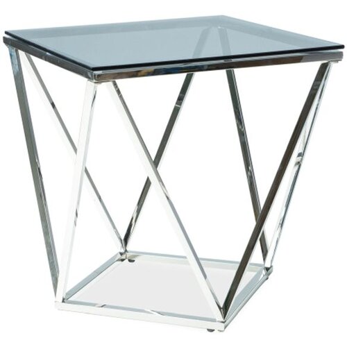 Molarem Home Stolić SILVER B - staklo Slike