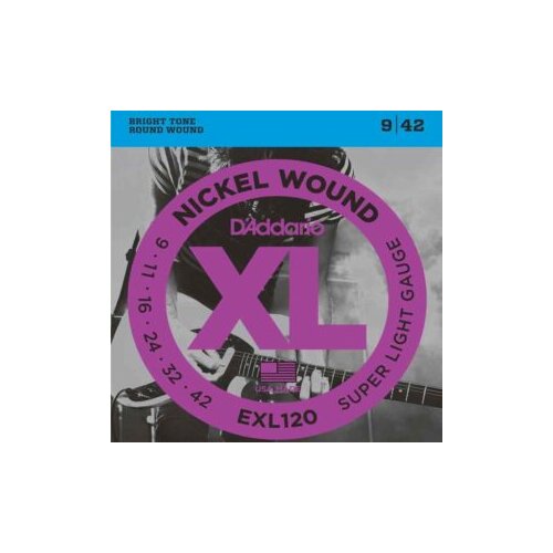  ŽICE ZA EL. GITARU D’ADDARIO EXL120 9-42 Cene