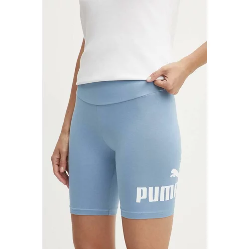 Puma Kratke hlače za žene, boja: ljubičasta, s tiskom, visoki struk, 848347.