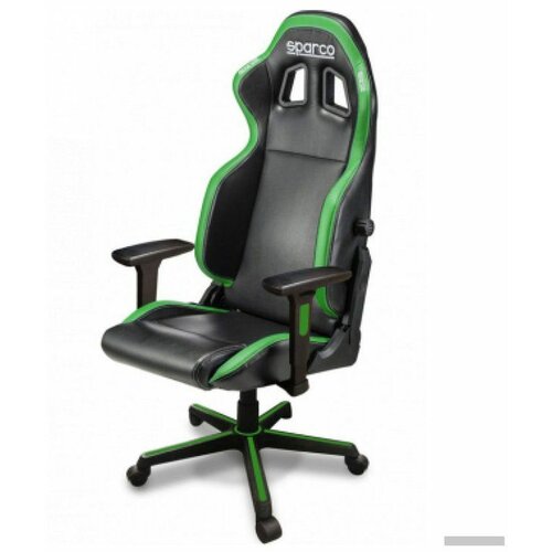 Sparco ICON Gaming/office chair Black/Fluo Green Slike