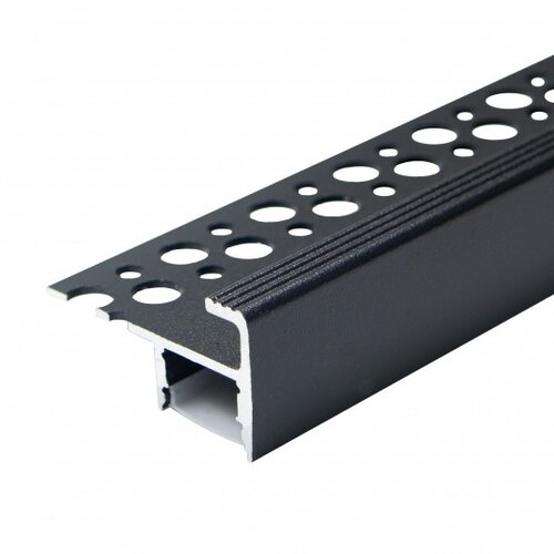 Mitea Lighting aluminijumski profil za led trake crni 22x40x2000mm za pločice/stepenice sa difuzorom 2m MA06-C Cene