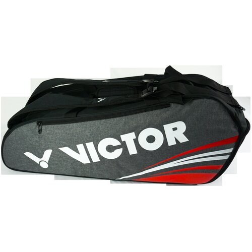 Victor Racket bag Doublethermo 9148 Red/Grey Slike