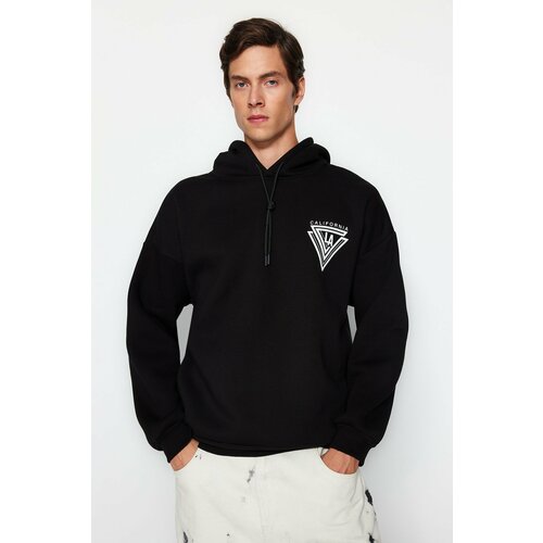 Trendyol Sweatshirt - Black - Oversize Slike
