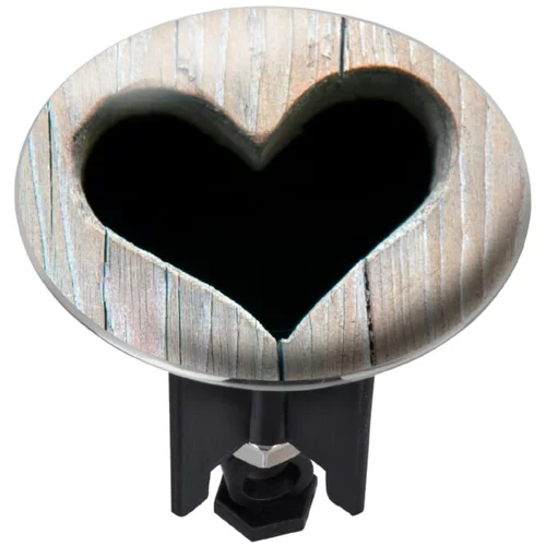 Wenko dekorativni čep za umivaonik (srce, promjer: 6,2 cm)