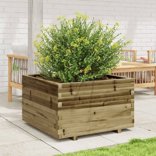 vidaXL Vrtna sadilica 80 x 80 x 49 5 cm od impregnirane borovine Cijene