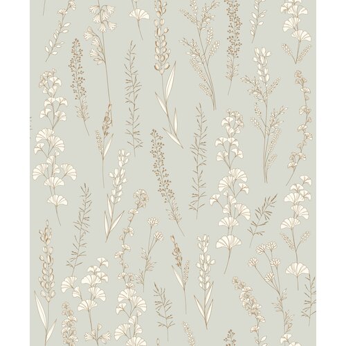 Casadeco Tapeta Carnet Botanique 4 boje Slike