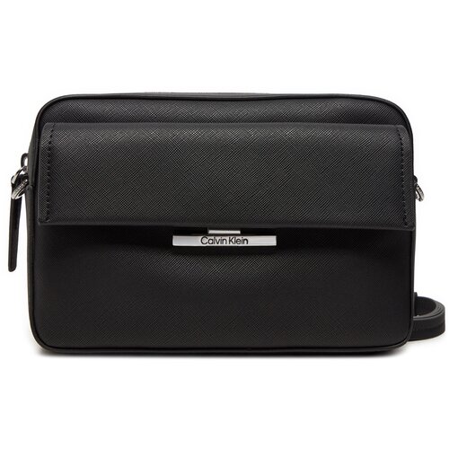 Calvin Klein Torba preko ramena crna / srebro Cene