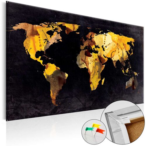  Slika na plutenoj podlozi - If the World were a desert... [Cork Map] 60x40 Cijene