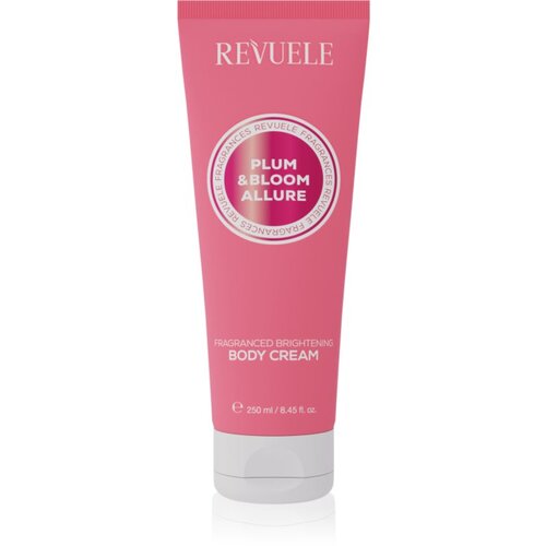 Revuele Plum & Bloom Allure Fragranced Brightening Body Cream posvjetljujuća krema za tijelo s hidratantnim učinkom za žene 250 ml Cijene