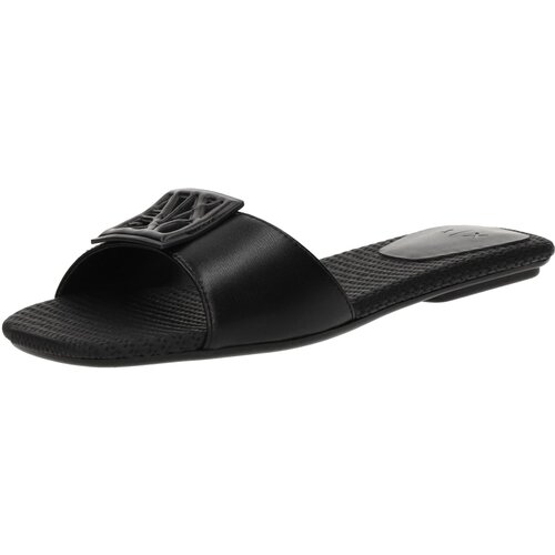 Armani Exchange Natikače s potpeticom crna Slike