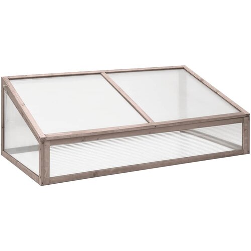  Staklenik sivi 110 x 56 x 39 cm od jelovine Cijene