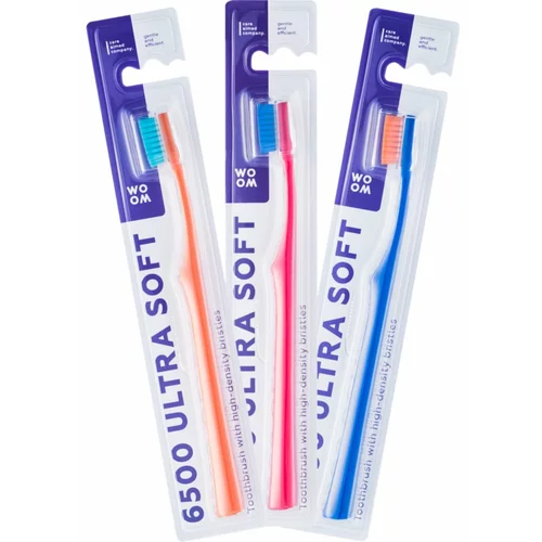 WOOM Toothbrush 6500 Ultra Soft zobna ščetka ultra soft 1 kos