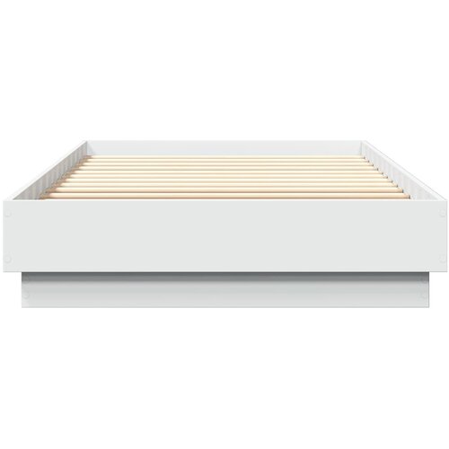  Okvir za krevet s LED svjetlima bijeli 100 x 200 cm Slike