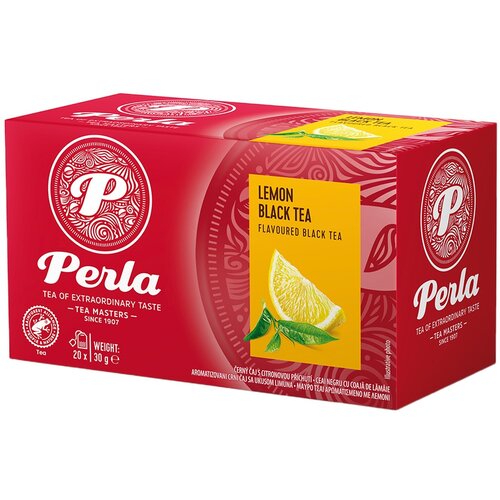Perla Crni caj sa limunom 30g Cene